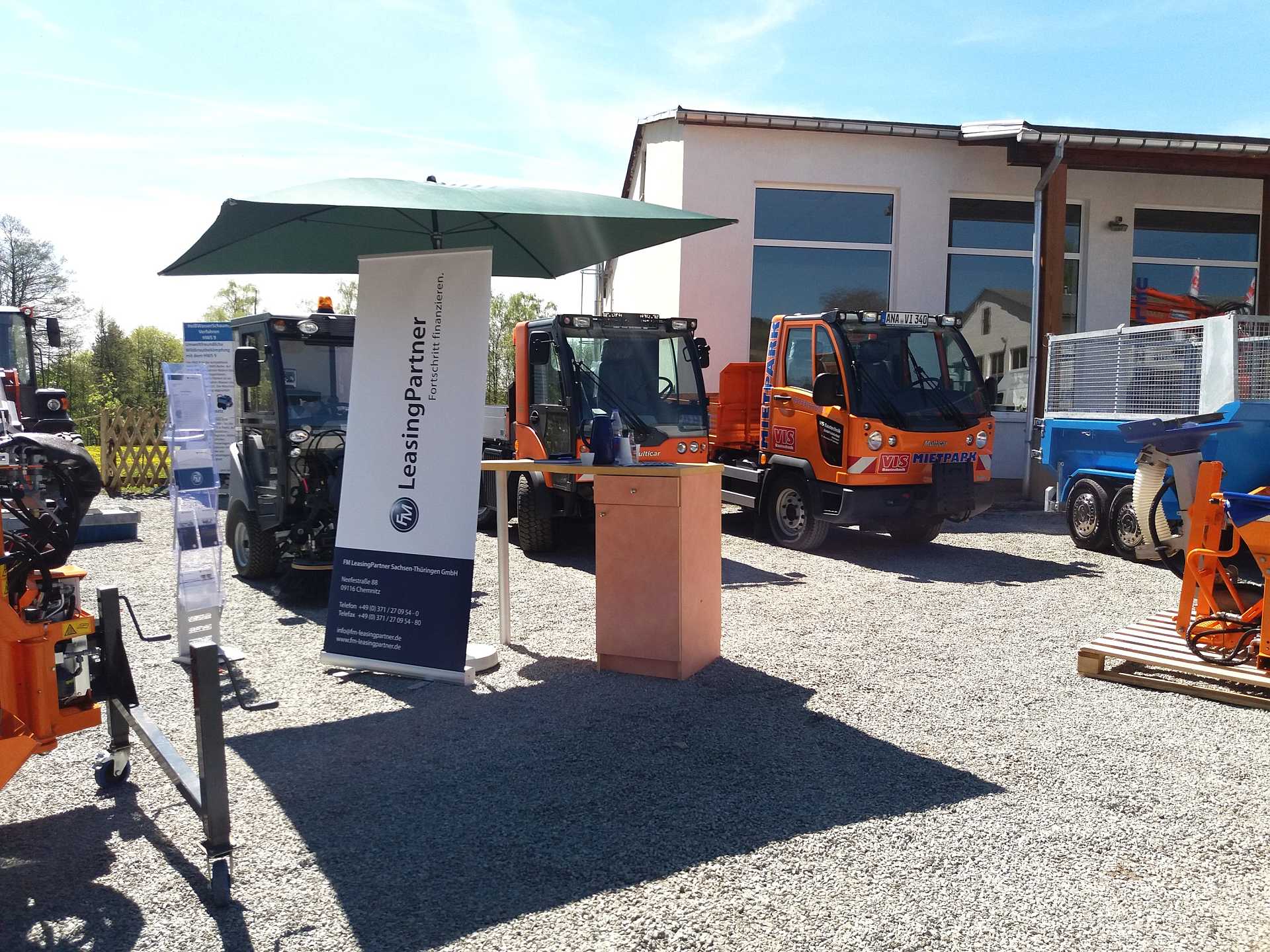 Messestand 1. Kommunal- und Dienstleistertag