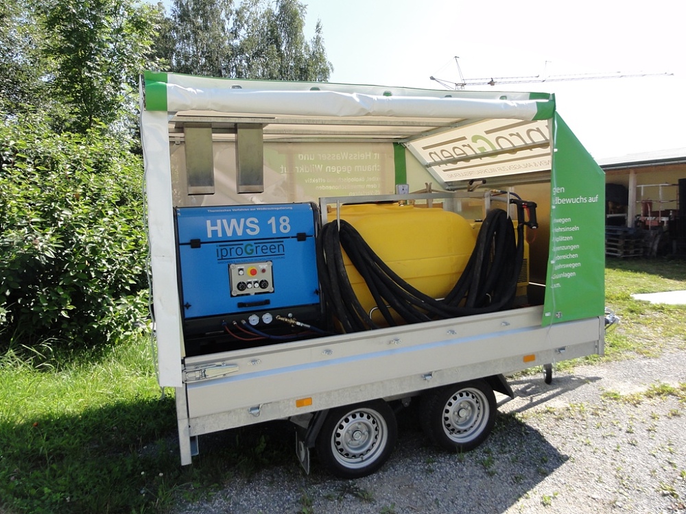 HWS 18 inkl. Anhnger mit Plane